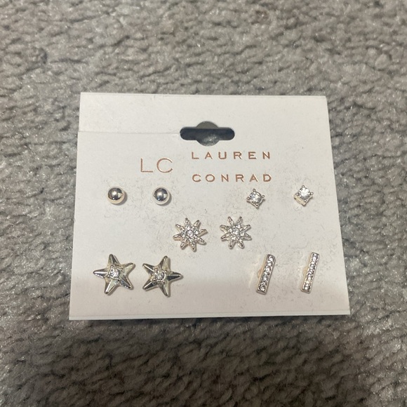 2 Card Sets of Lauren Conrad Earrings Pierced Great Assortment - Picture 3 of 10